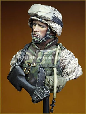 Young Miniatures YM1816 USMC Fallujah Iraq 2004 1/10 – imagen 7
