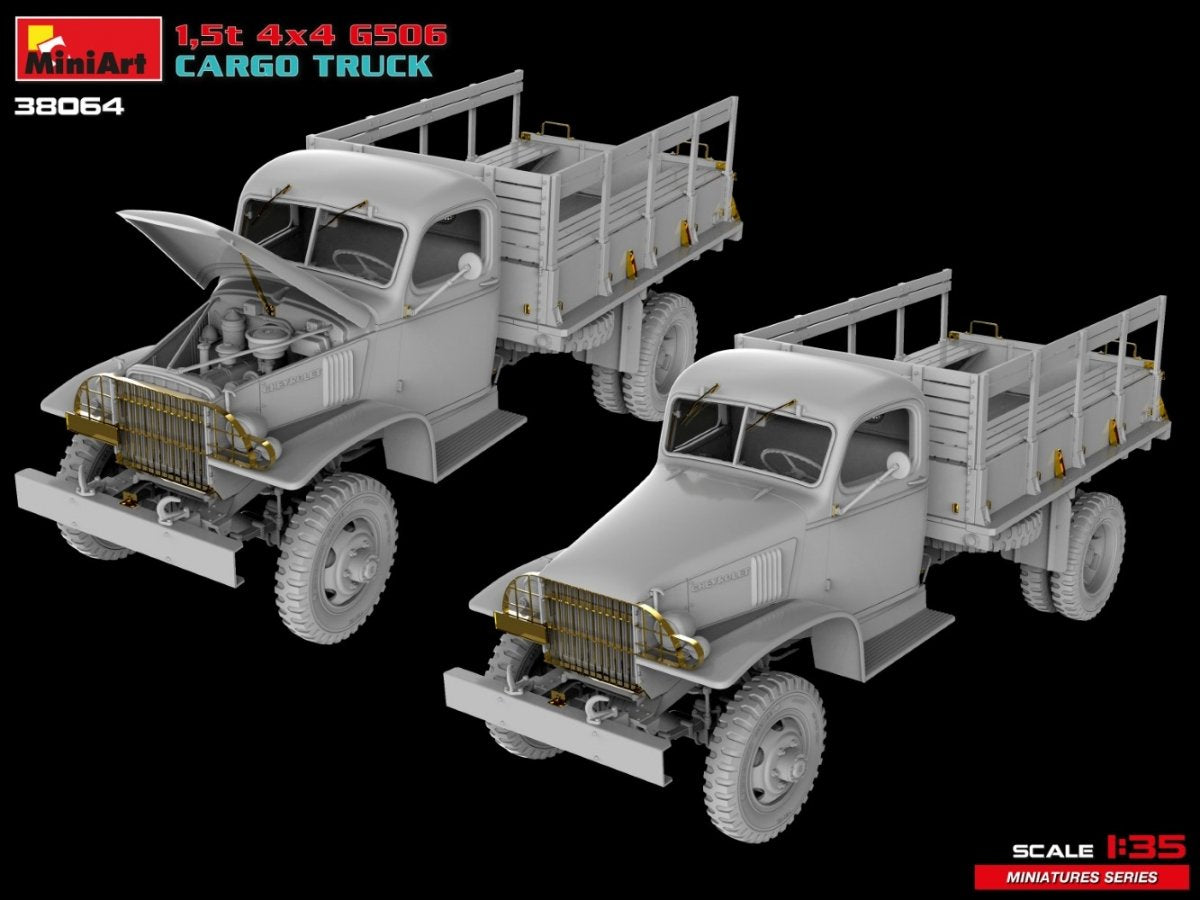 MiniArt 38064 1,5t 4×4 G506 CARGO TRUCK 1/35 – zdjęcie 9