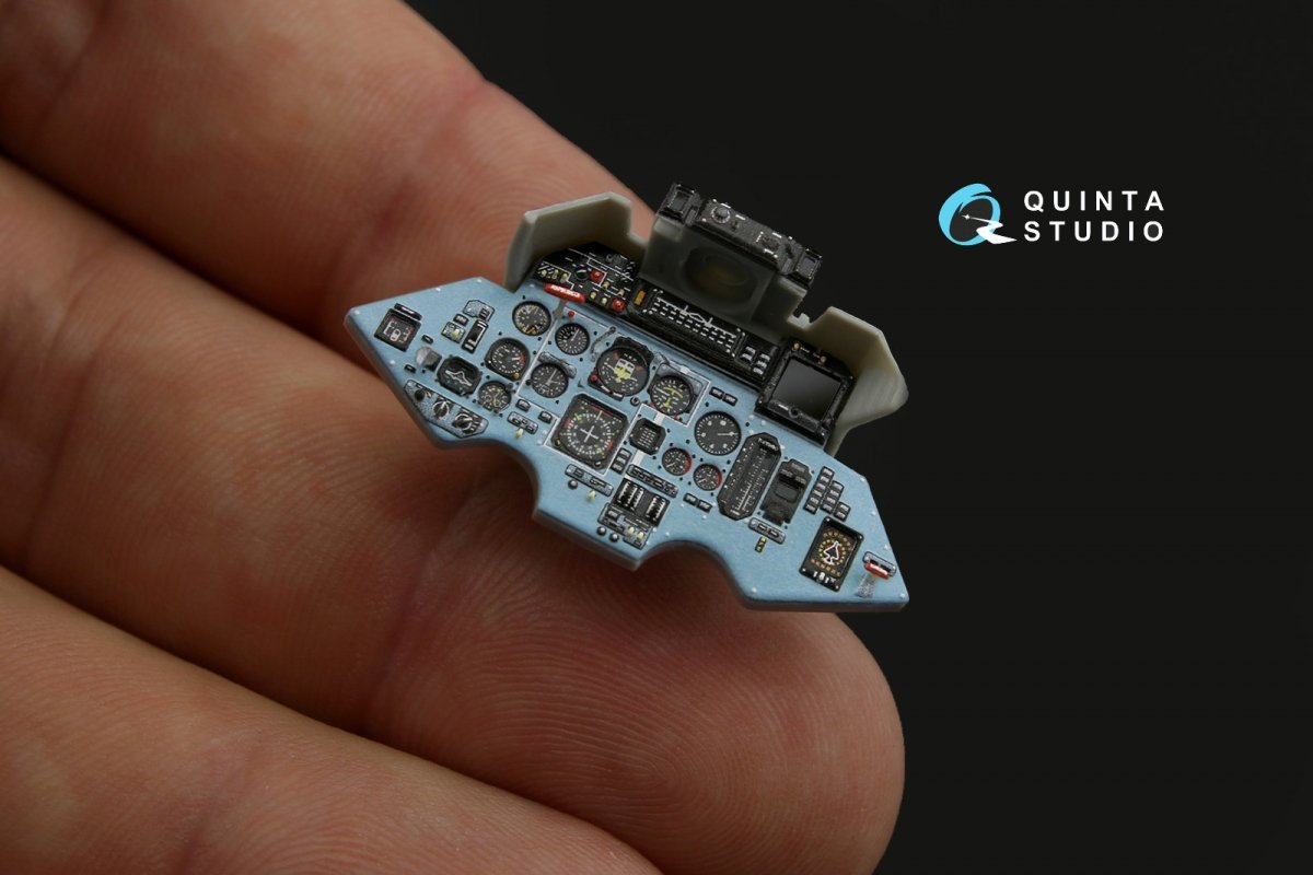 Quinta Studio QD32072 Su-27UB 3D-Printed &amp;amp; coloured Interior on decal paper (for Trumpeter kit) 1/32 – zdjęcie 3