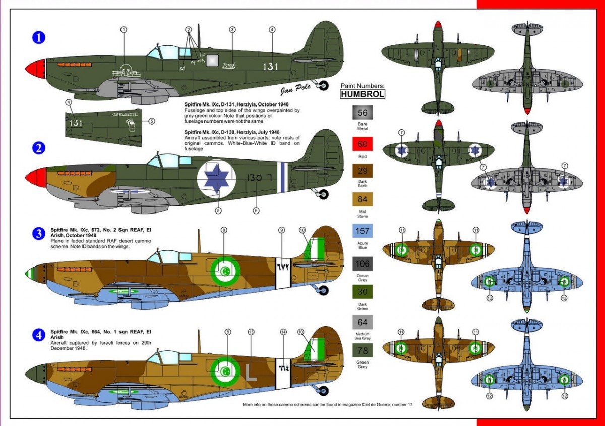 AZ Model AZ7393 Supermarine Spitfire Mk. IXc IDF/AF REAF 1/72 – zdjęcie 2
