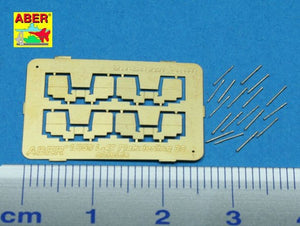 Aber 350L-47 Set of 16 pcs 2cm barrels for German Flakvierling 38 with shields 1/350 – Bild 2