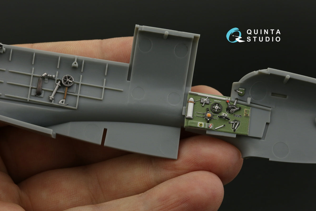 Quinta Studio QD48534 Fairey Fulmar Mk.II 3D-Printed &amp;amp; coloured Interior on decal paper (Trumpeter) 1/48 – immagine 12
