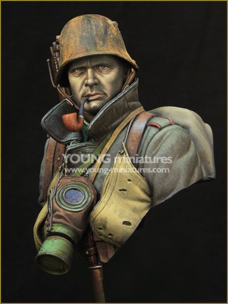 Young Miniatures YM1857 GERMAN STORMTROOPER WWI 1/10 – image 2