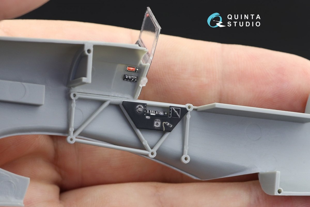 Quinta Studio QD48218 Hawker Typhoon Mk.1b early 3D-Printed &amp;amp; coloured Interior on decal paper ( Hasegawa ) 1/48 – Bild 7