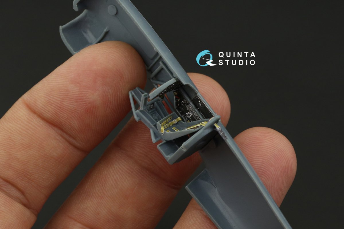 Quinta Studio QD72035 Hawker Typhoon Mk.1b (early) 3D-Printed &amp;amp; colored Interior on decal paper (Brengun) 1/72 – image 4