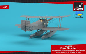 Armory Models 48003 Fairey Flycatcher British FAA Inter-War Floatplane Fighter, on Wooden Floats 1/48 – immagine 9