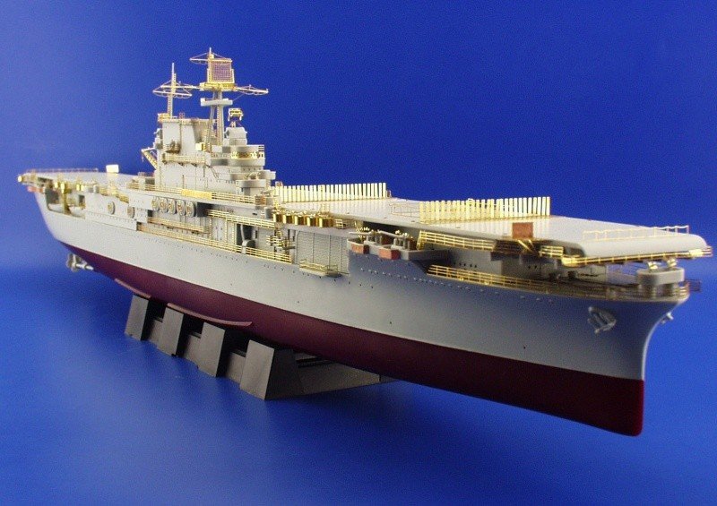 Eduard 53007 US Aircraft Carrier Hornet railings 1/350 Trumpeter – zdjęcie 6