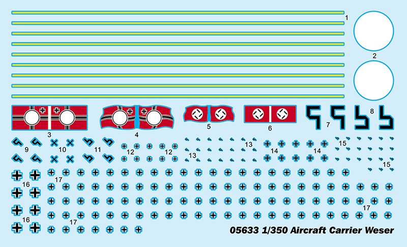 Trumpeter 05633 Aircraft Carrier Weser 1/350 – Bild 3