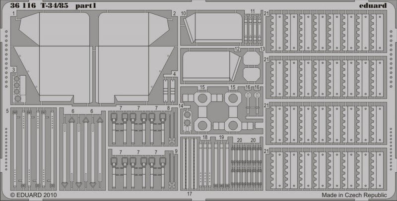 Eduard 36116 T-34/85 1/35 AFV Club