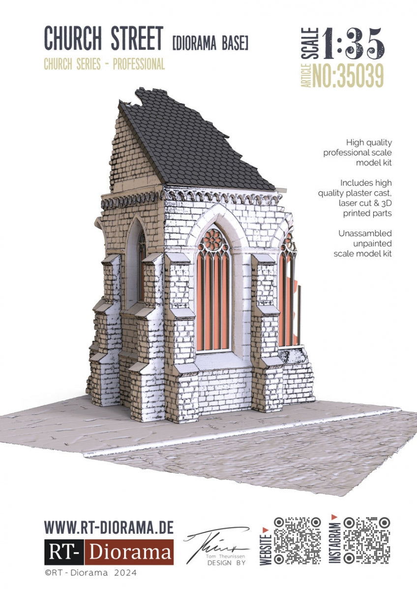 RT-Diorama 35039 Socle de diorama : Church Street 1/35 – image 2