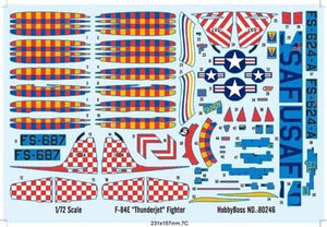 Hobby Boss 80246 F-84E Chasseur Thunderjet (1/72)  – image 2