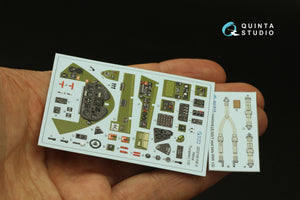 Intérieur imprimé en 3D et coloré sur papier décalcomanie Quinta Studio QD32195 F6F-5 Hellcat (Trumpeter) 1/32 – image 5