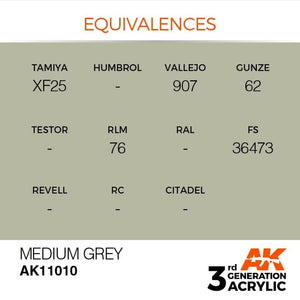 AK Interactive AK11010 Medium Gray 17ml – image 3