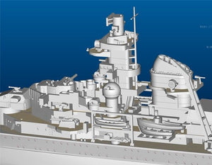 Trumpeter 05776 German Cruiser Admiral Hipper 1941 1/700 – imagen 7