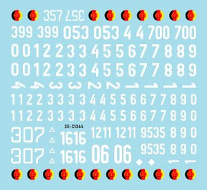 Star Decals 35-C1344 DDR - NVA 3. Numbers &amp;amp; insignia of the East German Nationale Volksarmee 1/35 – imagen 3
