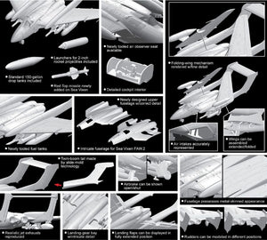 Cyber Hobby 5105 Sea Vixen FAW.2 1/72 – immagine 4