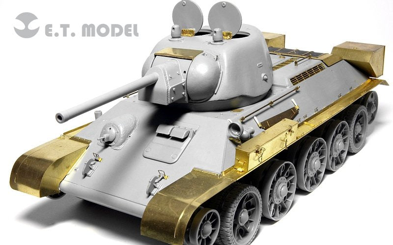 Maquette ET E35-037 Tourelle estampée pour char soviétique T-34/76 Mod.1942 de la Seconde Guerre mondiale (pour DRAGON 6487/6424) (1/35) – image 2