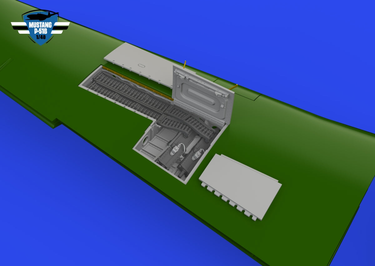 Eduard 648997 P-51B / C gun bays PRINT EDUARD 1/48 – immagine 3