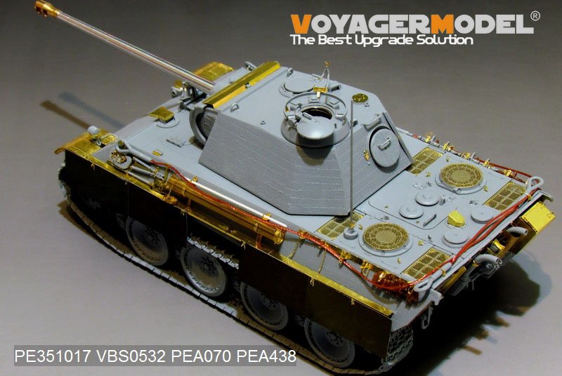 Voyager Model PE351017 WWII German Panther G Early ver.Basic upgrade set (For TAKOM 2119/2134) 1/35 – Bild 8