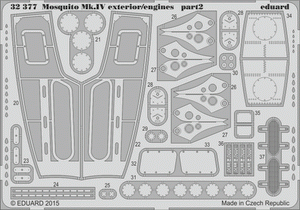Eduard 32377 Mosquito Mk. IV exterior/ engines 1/32 HK MODELS