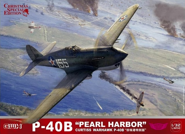 Great Wall Hobby L3202 P-40B "Pearl Harbor" 1941 Curtiss Warhawk P-40B 1/32