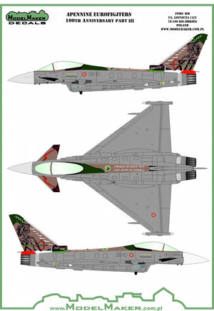 ModelMaker Decals D48143 Apennine Eurofighters Part 3 1/48
