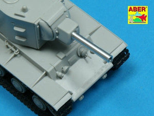 Aber 72L-40 Lufa 152,4 mm M-10S do czołgu KW-II / Russian 152,4 mm M-10S tank barrel for KV-II 1/72 – zdjęcie 6