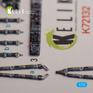 KELIK K72132 UH-2C SEASPRITE - interior 3D decals for Clear Prop kit 1/72 – immagine 3