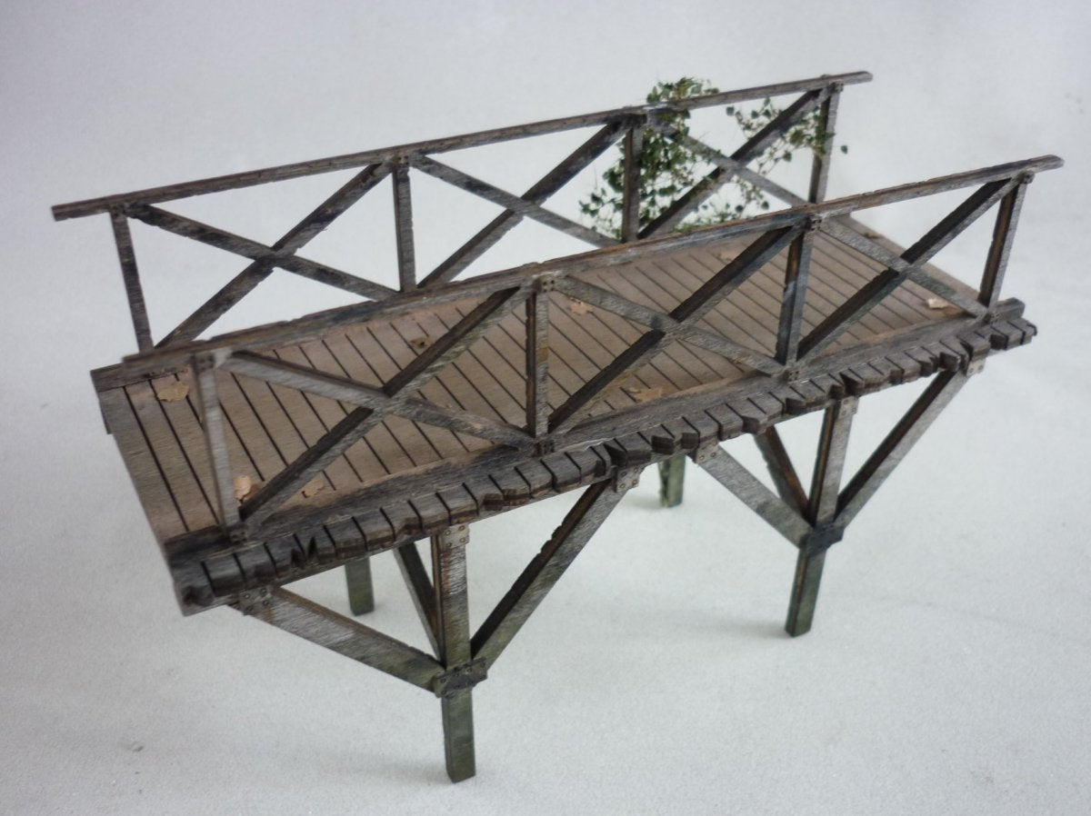 RT-Diorama 35518 Wooden bridge (small) 1/35 – Bild 4