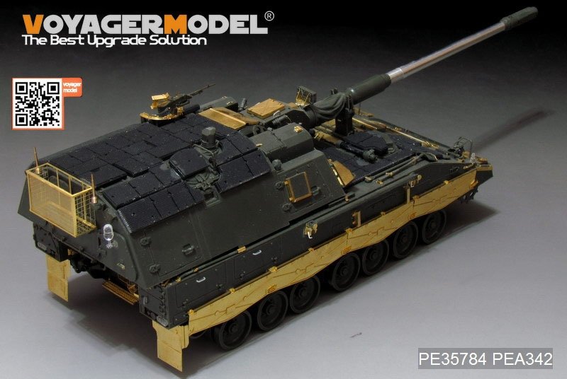 Voyager Model PE35784 Modern German PzH2000 SPH w/ADD-ON Amoured basic (atenna base include) (For MENG TS-019) 1/35 – immagine 3