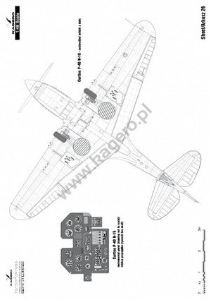 Kagero 7037 Curtiss P-40 F,K,L,M,N models EN/PL – imagen 4