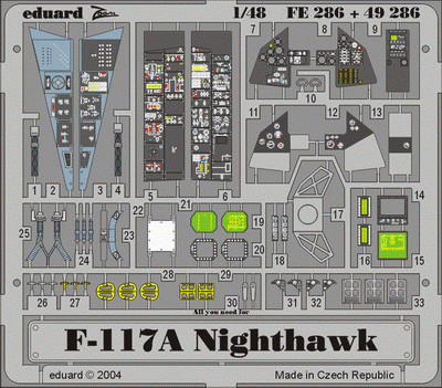 Eduard FE286 F-117 Nighthawk 1/48 Tamiya