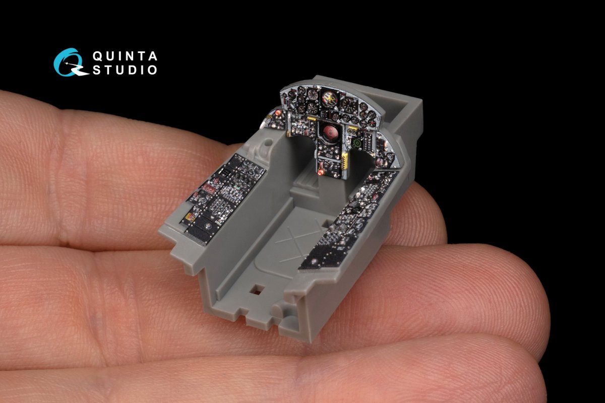 Quinta Studio QD48226 CF-104 Late 3D-Printed &amp;amp; coloured Interior on decal paper ( Kinetic ) 1/48 – immagine 3
