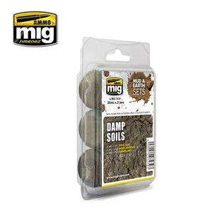 AMMO of Mig Jimenez 7439 DAMP SOILS 3x35ml – Bild 2