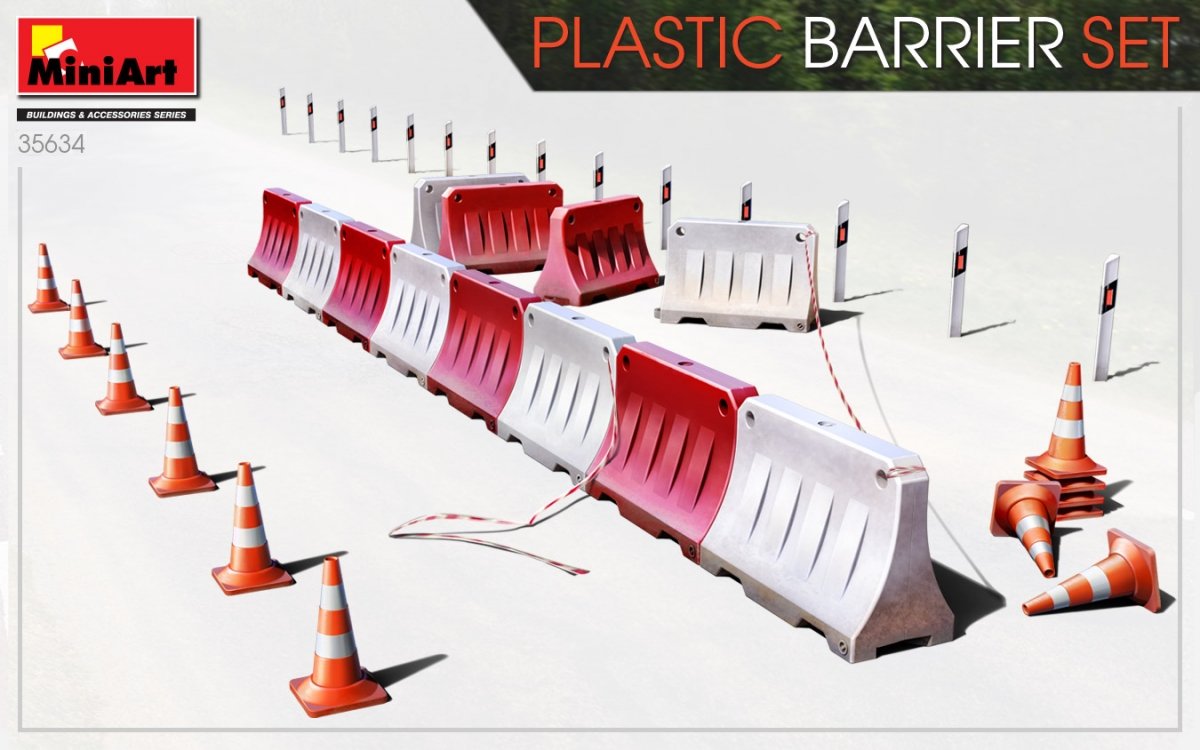 MiniArt 35634 PLASTIC BARRIER SET 1/35 – Bild 2