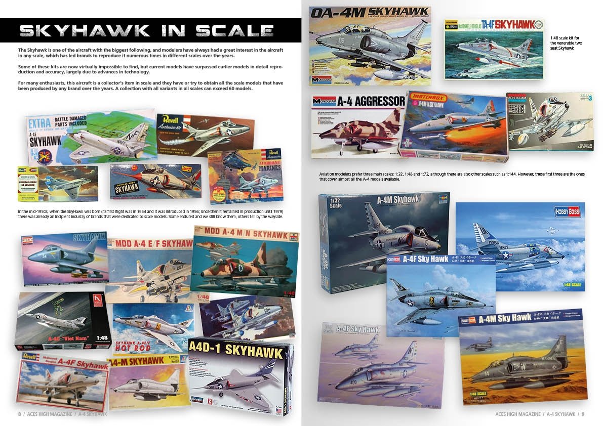 AK-Interactive AK2939 ACES HIGH MONOGRAPHIC SERIES: SKYHAWK (English / Spanish) – immagine 2