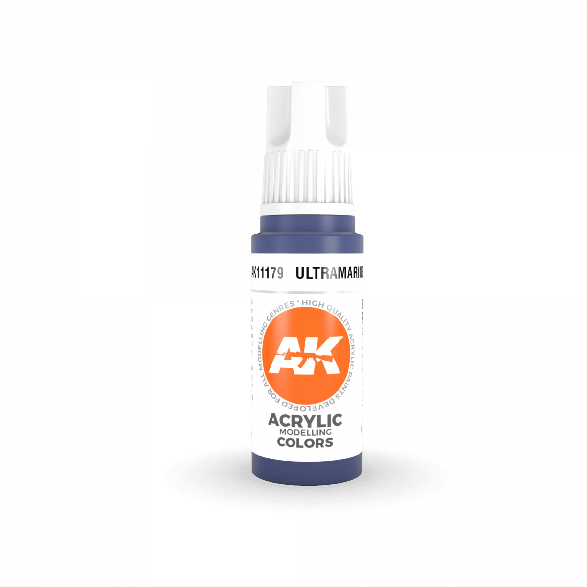 AK Interactive AK11179 ULTRAMARINE – STANDARD 17ml – immagine 2