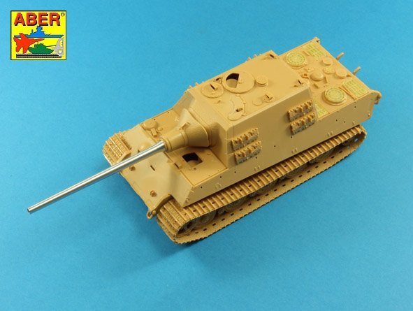 Aber 48L-29 128mm PaK 44 L/55 gun barrel for Sd.Kfz.186 Jagdtiger 1/48 – image 6