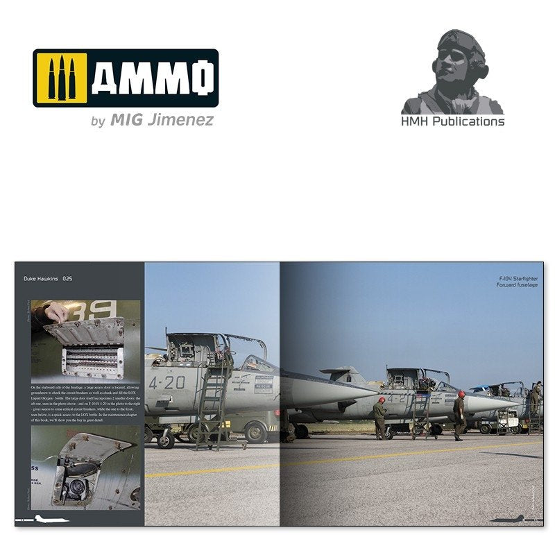 HMH Publications DH-025 Lockheed F-104 Starfighter Flying in Air Forces around the World ( English version ) – Bild 4
