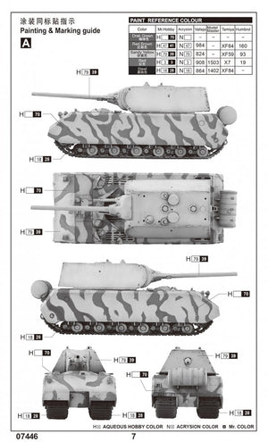 Trumpeter 07446 Pz.Kpfw.VIII Maus 1/72 – zdjęcie 2