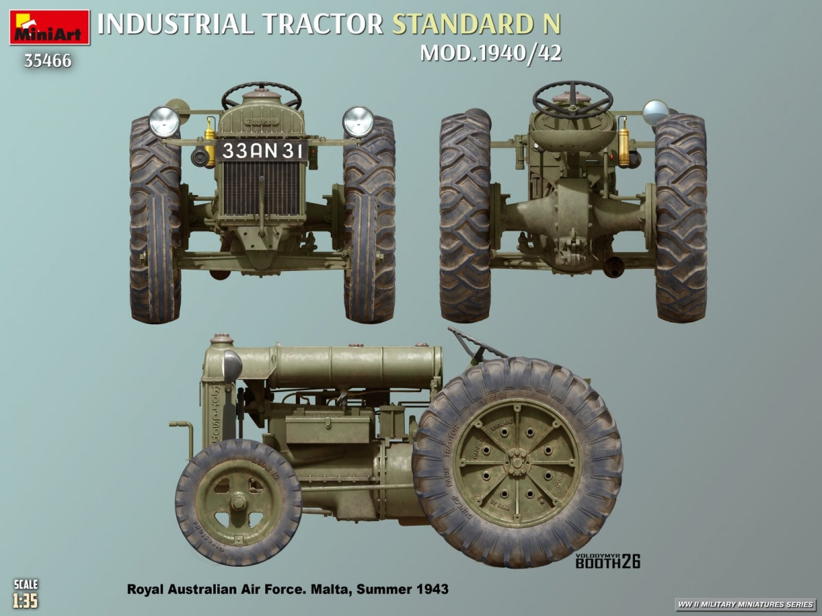 MiniArt 35466 Industrial Tractor Standard N Mod. 1940/42 1/35