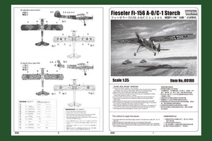 Hobby Boss 80180 Fieseler Fi-156 A-0/C-1 Storch 1/35 – zdjęcie 2