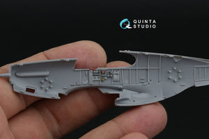 Quinta Studio QD72219 P-51B/P-51C Mustang 3D-Printed &amp;amp; coloured Interior on decal paper (Arma Hobby) 1/72 – immagine 5