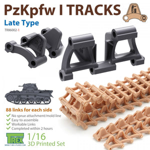 T-Rex Studio TR86002-1 PzKpfw I Chenilles Type tardif pour Ausf.A uniquement 1/16