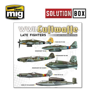 AMMO of Mig Jimenez 7702 WWII LUFTWAFFE LATE FIGHTERS SOLUTION BOX – immagine 8