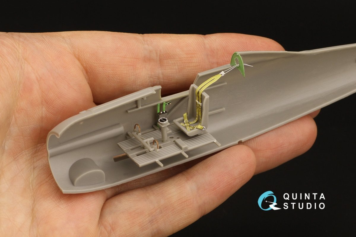 Quinta Studio QD48312 Gloster Gladiator MKII 3D-Printed &amp;amp; coloured Interior on decal paper (Roden) 1/48 – Bild 6