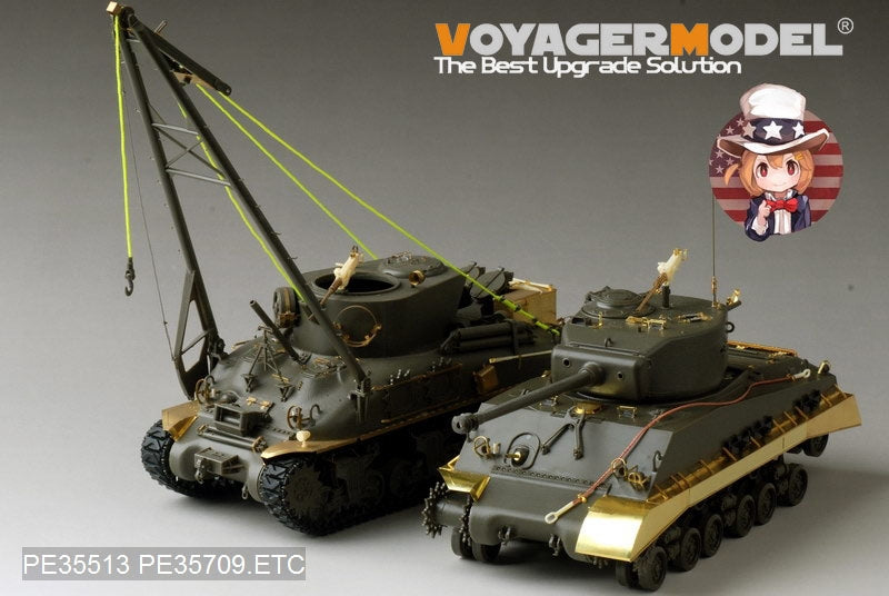 Voyager Model PE35709 WWII US M4A3E8 Sherman&amp;quot;Easy Eight&amp;quot;Basic For TAMIYA 25175 1/35 – zdjęcie 15