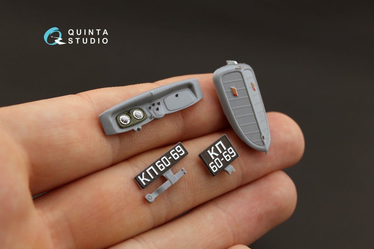 Quinta Studio QD35006 GAZ-M1 3D-Printed &amp;amp; coloured Interior on decal paper (for Zvezda kits) 1/35 – imagen 4