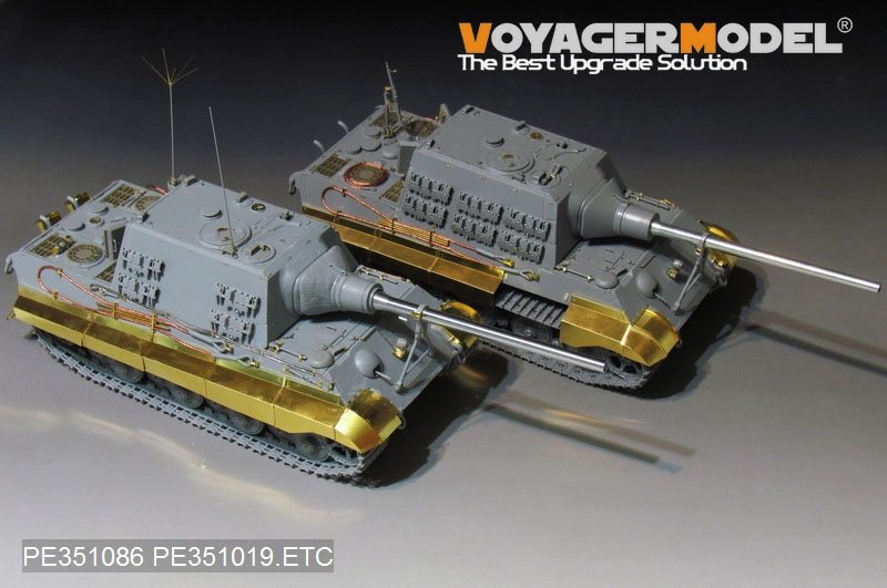 Voyager modèle PE351086 WWII allemand Sd.Kfz.186 Jagdtiger Porsche Production Basic pour Takom 1/35 – image 14