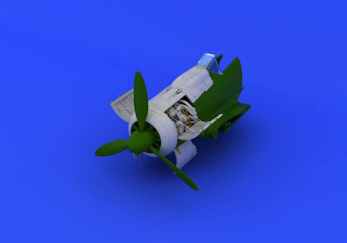 Eduard 672082 Fw 190A-8 engine 1/72 (EDUARD) – Bild 4